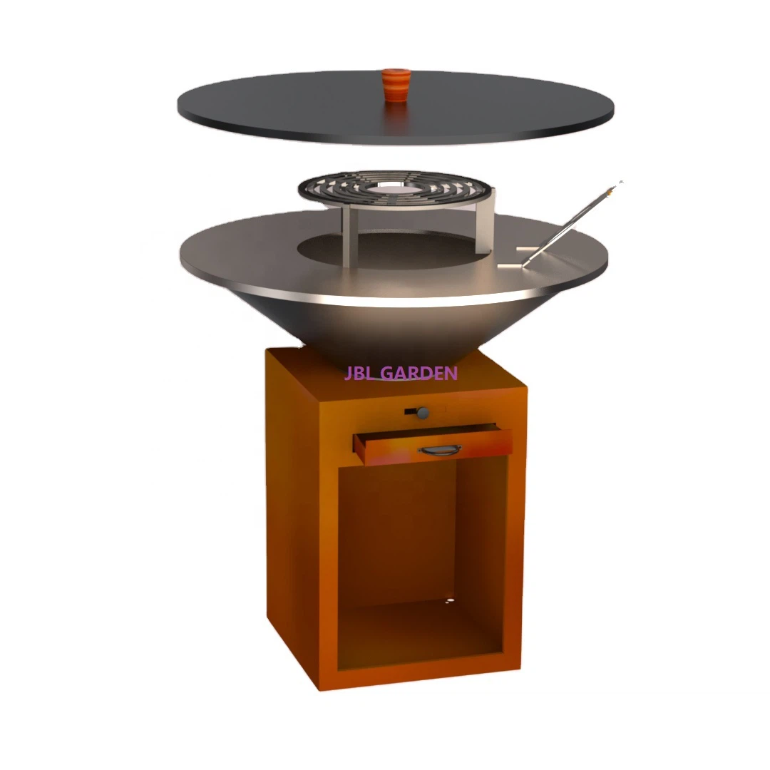 product-750-750 Corten metal grill BBQ (1)