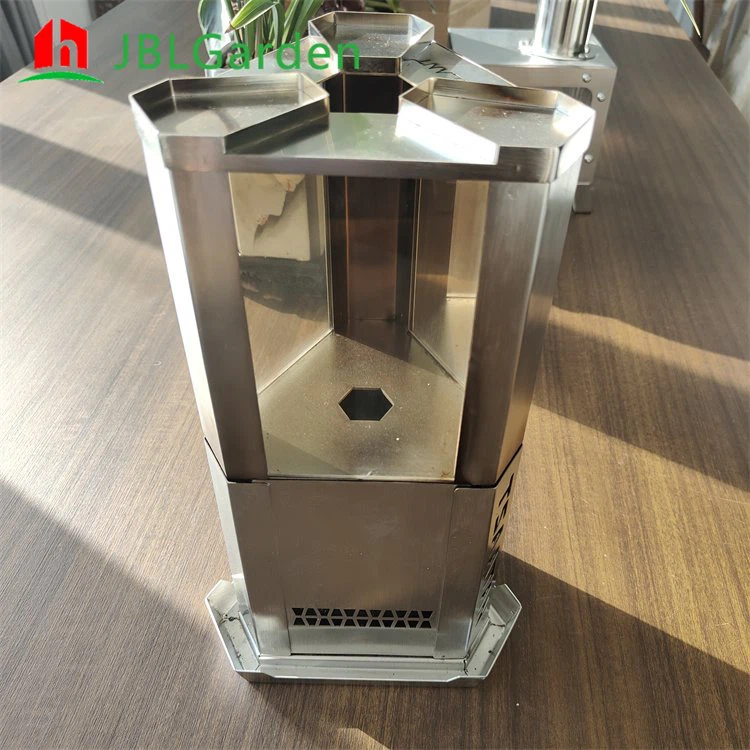 Steel pellet stove