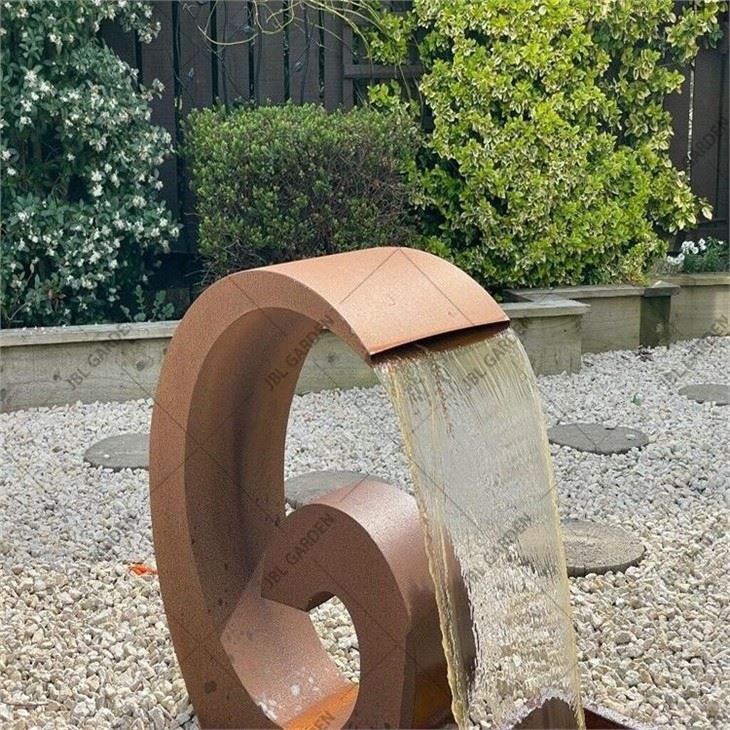Backyard Decoration Steel Water Feature