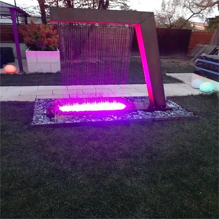 Backyard Decoration Steel Water Feature