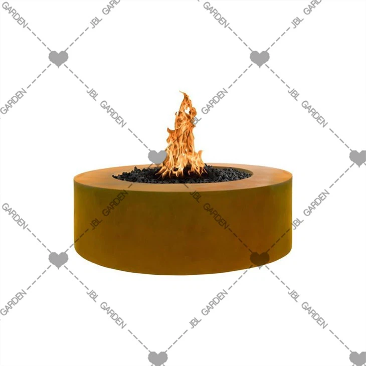 Backyard Propane Fireplace
