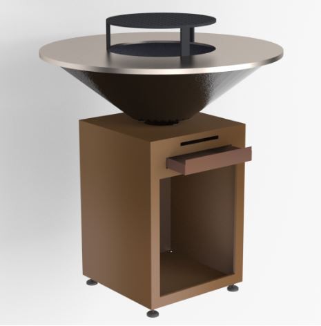 Black Outdoor Fire Pit