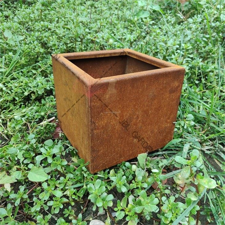 Corten Steel Box