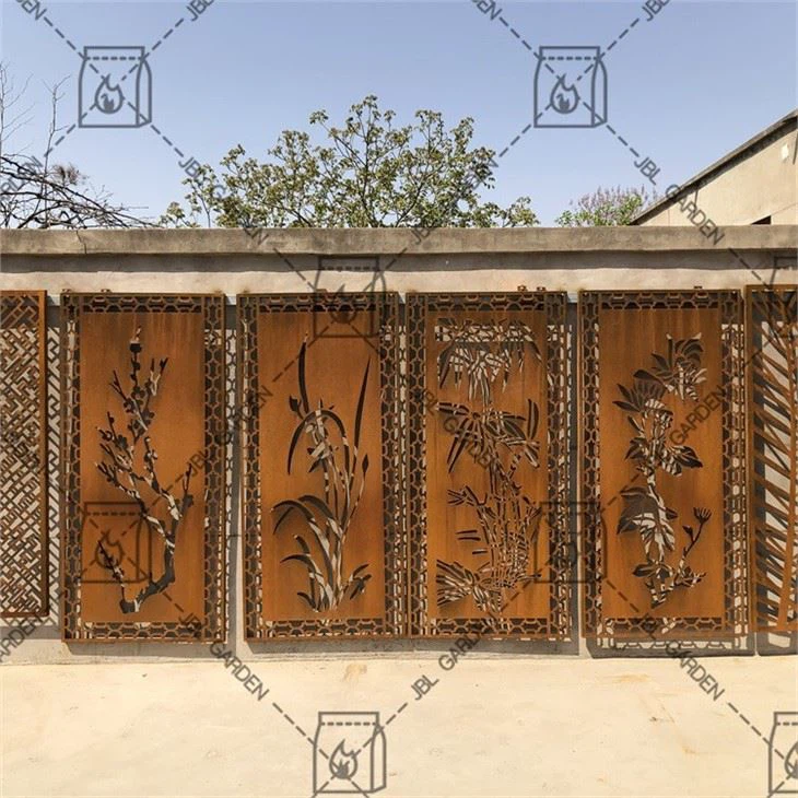 Metal Corten Screen Panels