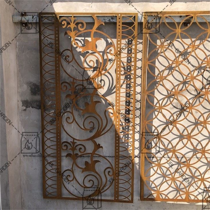 Morden Style Corten Steel Screens