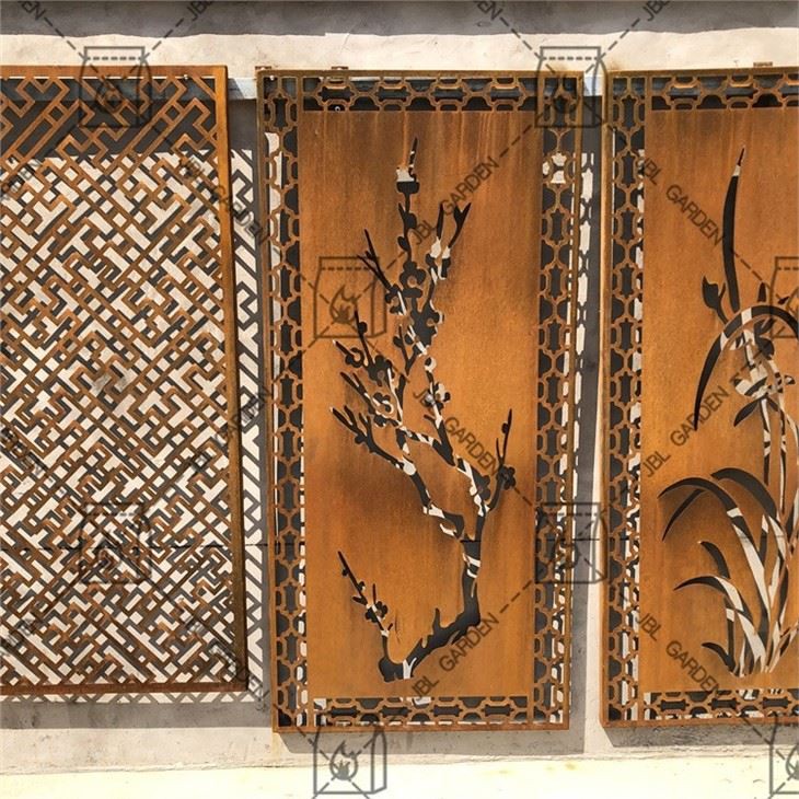 Morden Style Corten Steel Screens