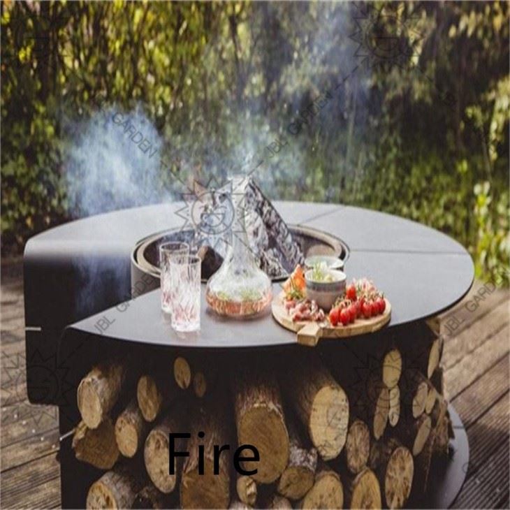 Natural Gas Fire Pit Table