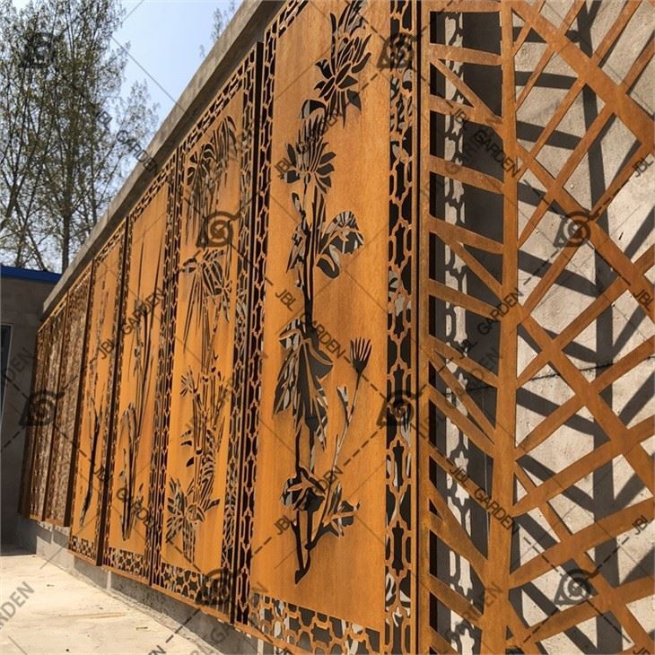 Outdoor Laser Cut Metal Panel