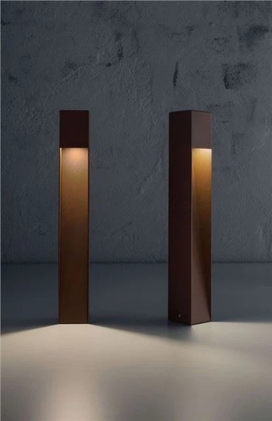 Corten Color Garden Bollard