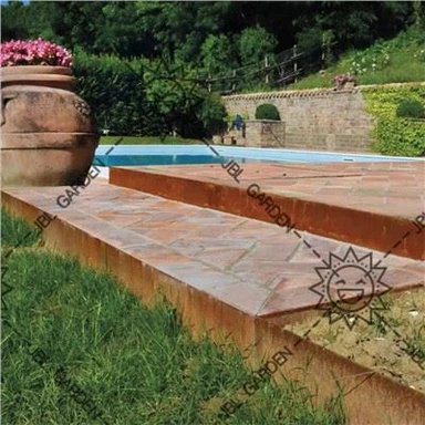 Pot Bunga Baja Corten