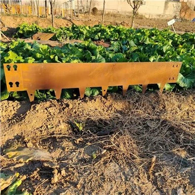 Tepi Baja Corten Fleksibel