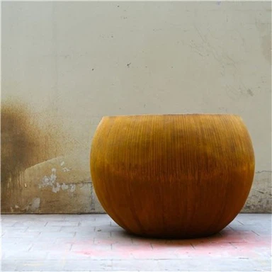 Pot Bunga Baja Corten Planter
