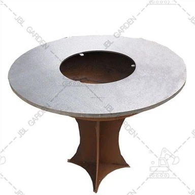 Lubang Api Portabel Dengan Panggangan Bbq