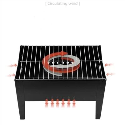 Panggangan Bbq Lipat Stainless Steel