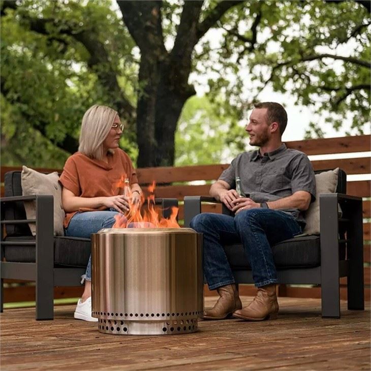 Stainless Steel Bonfire Pit