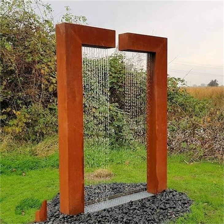 Air Mancur Lanskap Air Terjun Stainless Steel