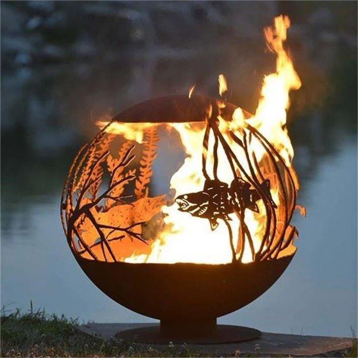 Steel Garden Fire Pit