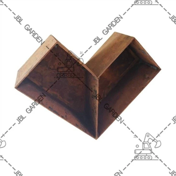 Veradek Metallic Series Corten Steel Long Box Planter