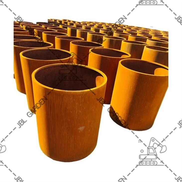 Veradek Metallic Series Corten Steel Long Box Planter