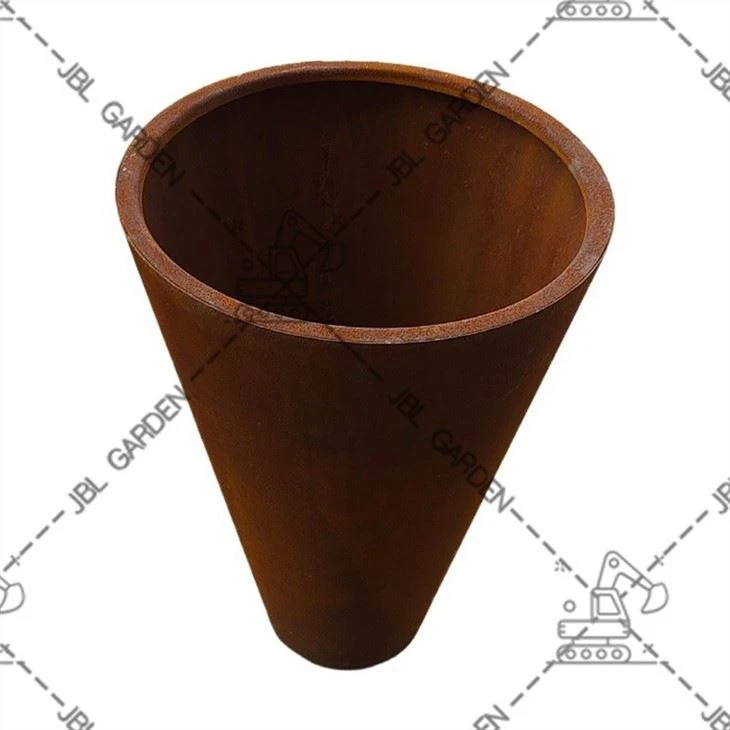Veradek Metallic Series Corten Steel Long Box Planter