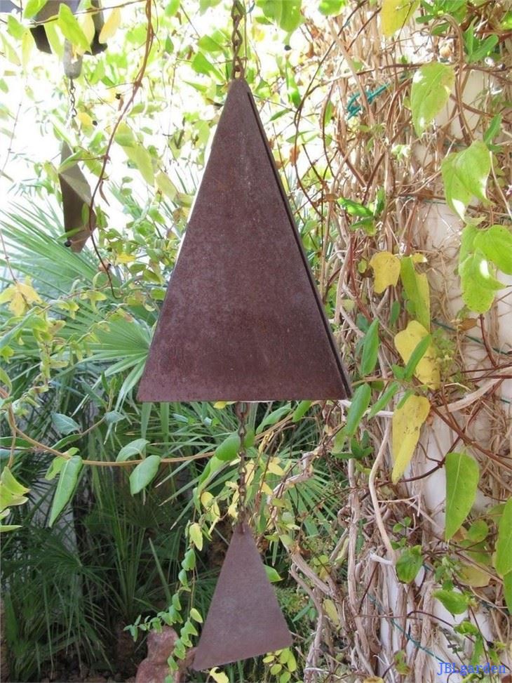 Vintage Mid-century Modern Metal Wind Bell Chime