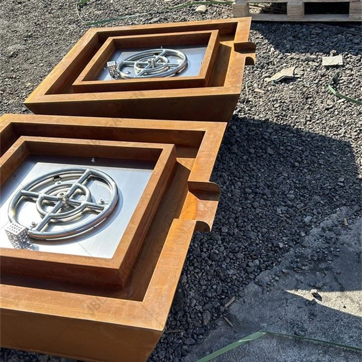 Corten Steel Fire And Water Features