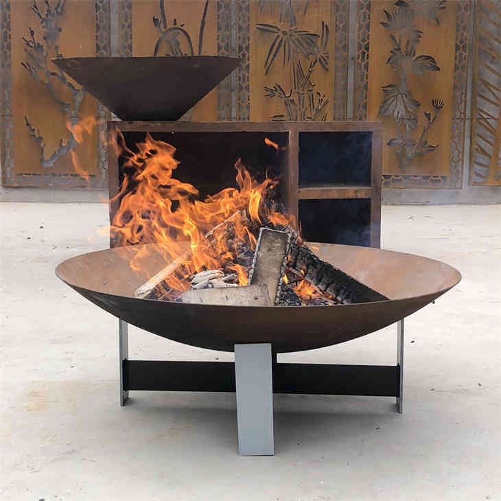 Corten Steel Fire Pit Fire Bowl best
