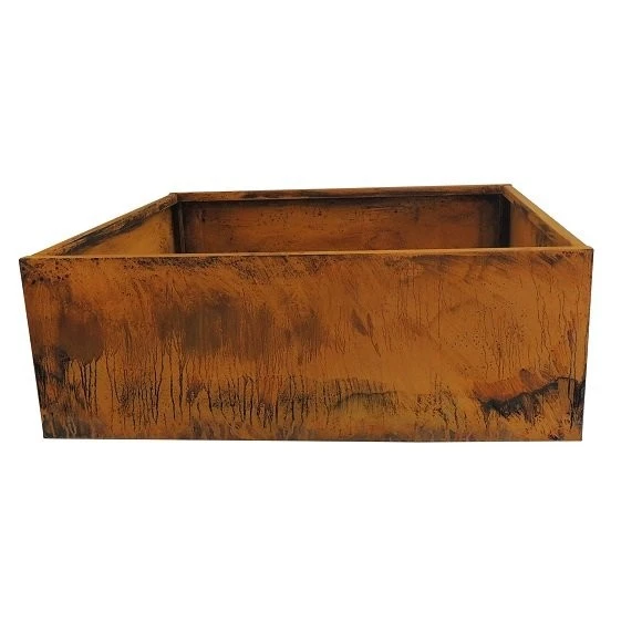 Corten Steel Flower Planter Pot Combination Type