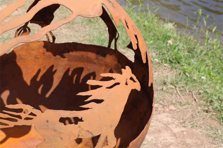 Corten Steel Spherical Fireball suppliers