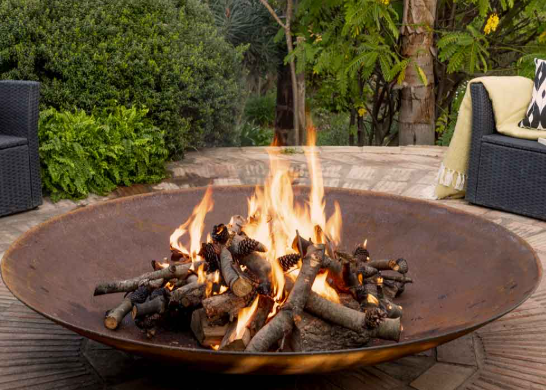 Firebowl lubang api logam