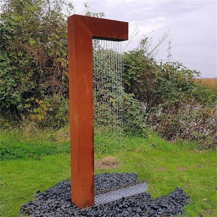 Metal Steel Water Pool Feature factory