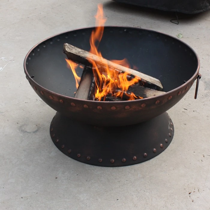Outdoor Brozen Color Fire Pit Wood Burning Steel Fire Pit high quality