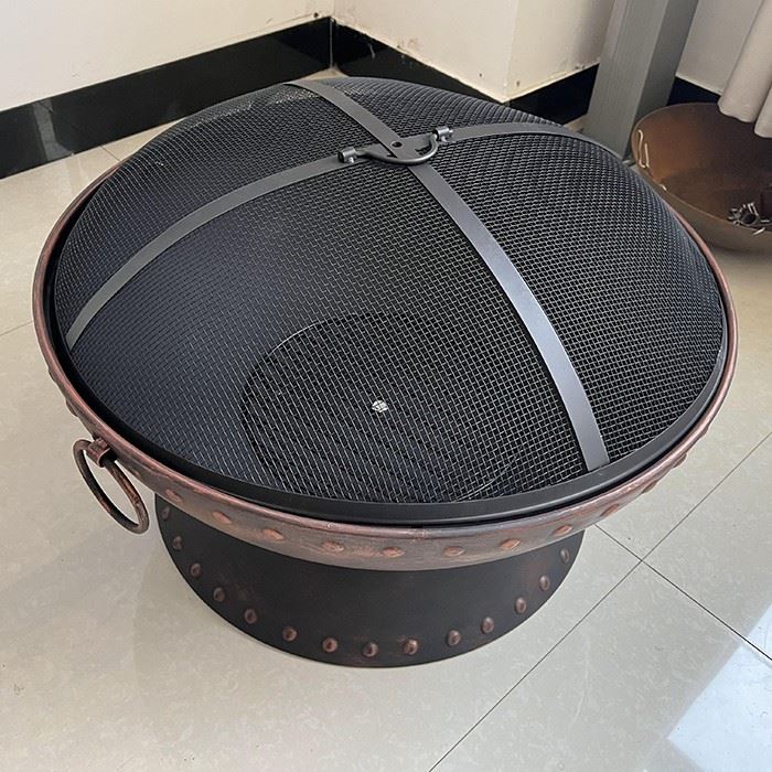 Outdoor Brozen Color Fire Pit Wood Burning Steel Fire Pit suppliers