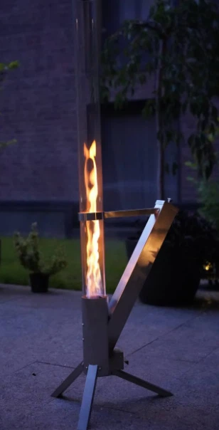 Outdoor Heating Biomass Pellet Stove