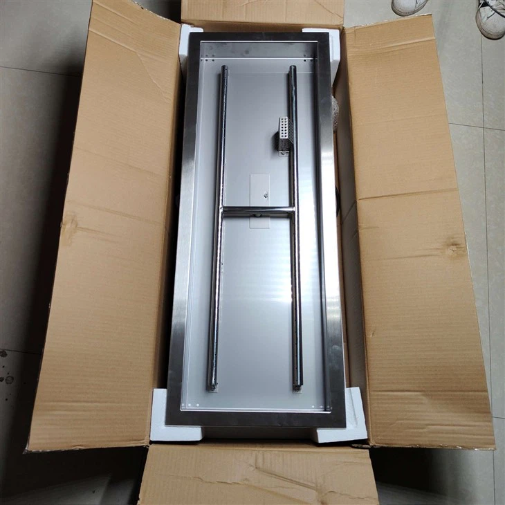 Rectangle Gas Firepit Burner