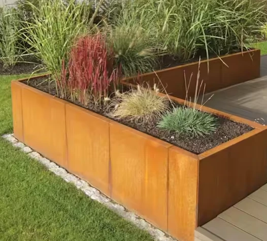 Rusty Steel Plant Pots suppliers