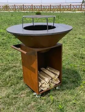 Panggangan Bbq Arang Corten