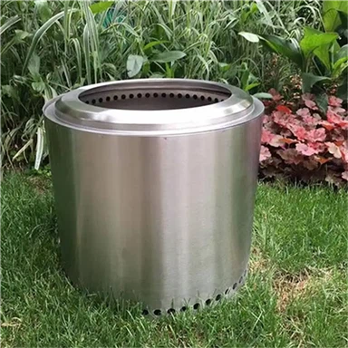 Tempat Api Unggun Kompor Tunggal Lubang Api Stainless Steel