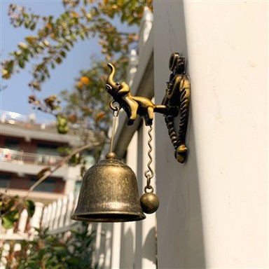 Bel Pintu Logam Antik Retro