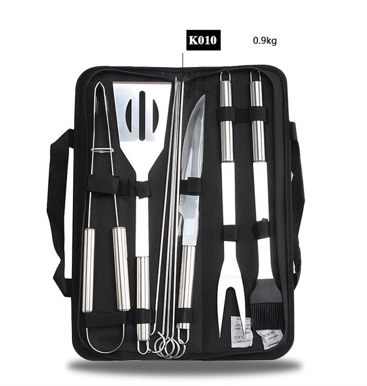 Set Alat Panggangan Bbq Baja Tahan Karat